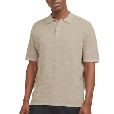 Abbildung von Jack &amp; Jones Kurzarmpullover »JJEGEORGE KNIT Polo SS SN«, mit Kragen