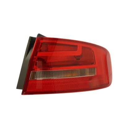 Abbildung von HELLA 2VA 010 914 101 Rückleuchte rechts äusserer Teil P21W 12 Rot mit Glühlampe, Lampenträger AUDI: A4 B8 Saloon