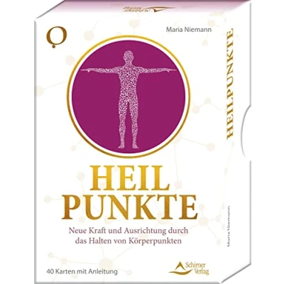 Abbildung von SET Heilpunkte: Neue Kraft und Ausrichtung durch das Halten von Körperpunkten 40 Karten mit Anleitung