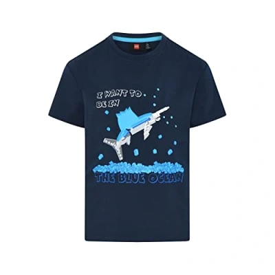 Abbildung von LEGO Unisex Jungen Lwtaylor 302 T Shirt, 590 Dark Navy, 98 EU