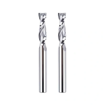 Abbildung von SpeTool 2 Stück Spiralfräser 6mm Schaft Upcut 24mm Schnittlänge Router Bits Fräser für Oberfräse Flöten CNC Set Nutfräser VHM Schaftfräser Holzfräser Spiralnutfräser Langlochfräser Holz