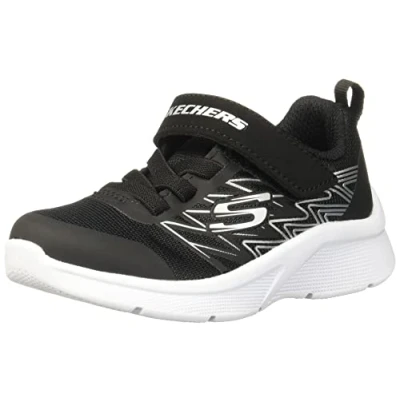 Abbildung von Skechers Jungen Microspec Texlor Sneaker, Schwarz, 36 EU
