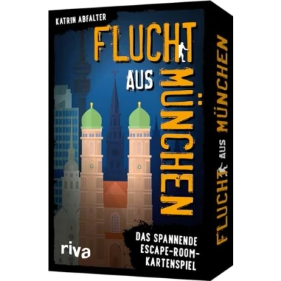 Abbildung von Flucht aus München: Das spannende Escape Room Kartenspiel. Tolles Geschenk für Fans von Room, Rätsel, Krimi, True Crime. Zum Geburtstag, Weihnachten, Spieleabend. Ab 12 Jahren