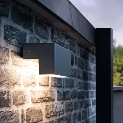 Abbildung von SLV Wandaufbauleuchte L LINE OUT WL / Beleuchtung für Wände, Wege, Eingänge, LED Spot außen, Aufbau Leuchte Outdoor, Gartenlampe IP65 7.0W 570lm anthrazit 1003539