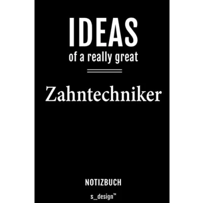 Abbildung von Notizbuch für Zahntechniker: Originelle Geschenk Idee [120 Seiten gepunktet Punkte Raster blanko Papier]