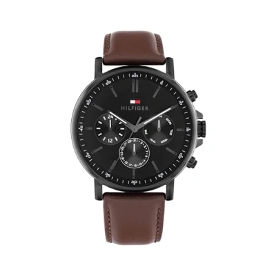 Abbildung von Tommy Hilfiger Tyson Uhr, Herren, Größe: One Size, Brown/black