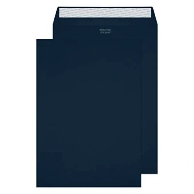 Abbildung von Blake Creative Colour 63420P Farbige Briefumschläge Haftklebung Oxford Blau C4 229 x 324 mm 120 g/m² 10 Stück