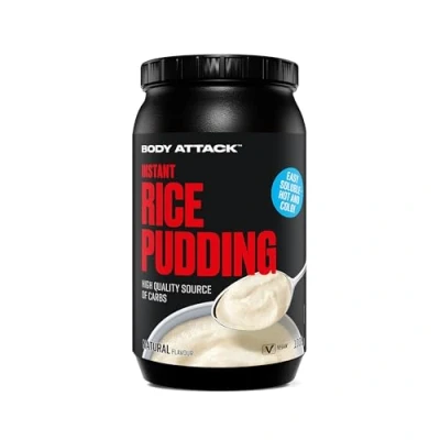 Abbildung von Body Attack Rice Pudding Neutral, 1 kg Veganer Reispudding für Frühstück &amp; Pre Workout Snack Hochwertige Energiequelle Dank komplexer Kohlenhydrate leicht verdaulich