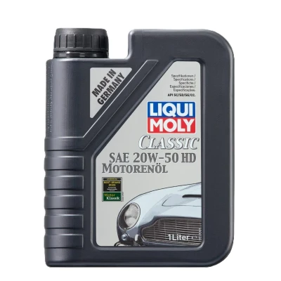 Abbildung von Liqui Moly Classic Motoroil HD 20W 50 1l Motoröl 1128 TOYOTA: Celica II Coupe, FORD: ESCORT 2, VOLKSWAGEN: TRANSPORTER 2 Kasten