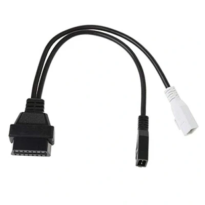 Abbildung von Bolwins D25S Auto KFZ Diagnosekabel Adapter OBD2 16PIN auf OBD1 2x2 Pin Stecker Adapterkabel für OBD Diagnosegerät