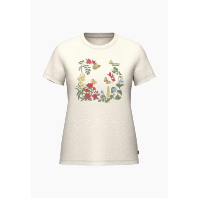 Abbildung von Levi&#039;s plus Perfect Tshirt print, Damen, Größe: 46/48, Rose garden egret