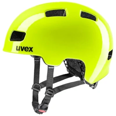 Abbildung von uvex hlmt 4 Leichter Fahrradhelm für Kinder individuelle Größenanpassung waschbare Innenausstattung neon Yellow 51 55 cm