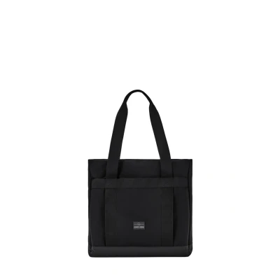 Abbildung von Johnny Urban Shopper Tasche Damen Schwarz Kim Tote Bag mit 16 Zoll Laptopfach für Arbeit, Uni, Schule, Strand Minimalistische Schultertasche Wasserabweisend
