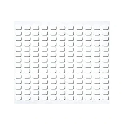 Abbildung von Rayher 3391000 3D Klebeplättchen, 6,5 x 2 mm, Platte à 154 Klebepads, quadratisch, beidseitig klebend