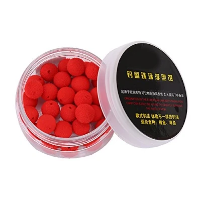 Abbildung von Up Boilies Karpfen K?der,30pcs 10/12mm Geruch Fischk?der Schaum weiche Pellets Eier/Floating Ball Perlen Feeder k¨¹nstliche K?der Locken/Hair