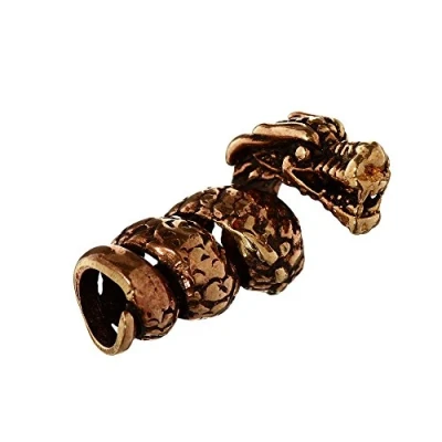 Abbildung von NKlaus Bartperle Haarperle DACO Drache Bronze Lockenperle 6385