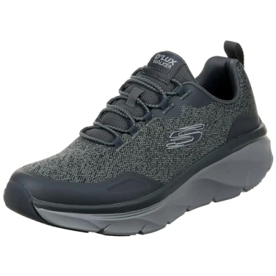 Abbildung von Skechers Herren D&#039;lux Walker 2.0 Steadyway Sneaker, grau, 44 EU