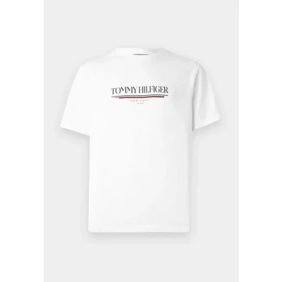 Abbildung von Tommy Hilfiger Brand LOVE TEE Tshirt print, Herren, Größe: XS, White