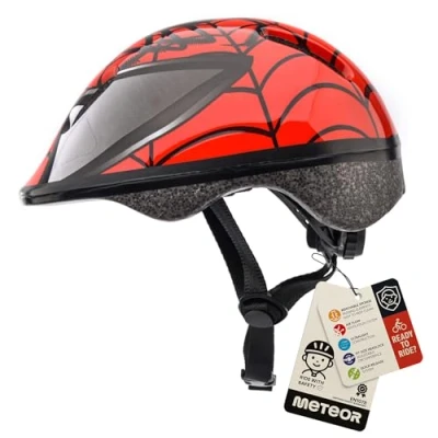 Abbildung von meteor® kinderfahrradhelm Sicherer Fahrradhelm Kinder Helm rollerhelm Jungen für Mountainbike Inliner skaterhelm BMX fahradhelm Scooter Bike Helmet