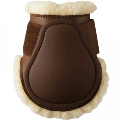 Abbildung von Kentucky Horsewear Streichkappen Young Horse Sheepskin Braun Warmblut
