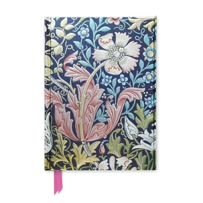 Abbildung von Premium Notizbuch DIN A5: William Morris, Compton: Unser hochwertiges, liniertes Blankbook mit festem, künstlerisch geprägtem Einband und ... A 5 Magnetverschluss)