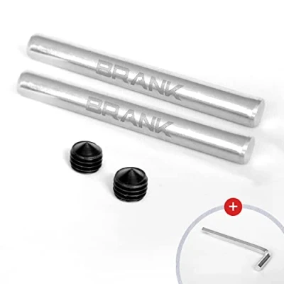 Abbildung von Brank Sports® Ballastsatz für Rope Fitness Springseil 2X Gewichte von je 60g, 2 Muttern und 1 Inbusschlüssel inklusive Tauschgewichte unser professionelles Sprungseil