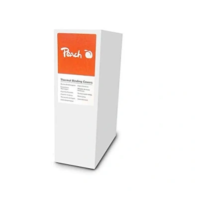 Abbildung von Peach PBT406 05 Thermobindemappe, A4, 60 Blätter, 80 g/m², 100 Stück, weiß