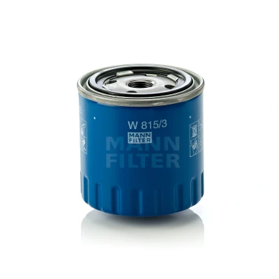 Abbildung von MANN FILTER W 815/3 Ölfilter 3/4 16 UNF mit einem Rücklaufsperrventil Anschraubfilter PEUGEOT: 205 II Hatchback, 304 Convertible, Convertible