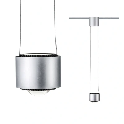 Abbildung von Paulmann Schienensystem Leuchten »URail Pendel Aldan 8,5 / 1x4,5W 4000K 230V Schwarz matt, Schwarz«, (1 tlg.), 930lm 530lm, dimmbar