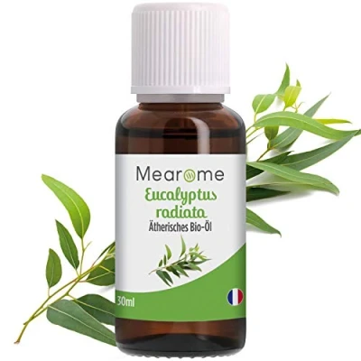 Abbildung von Eukalyptusöl BIO⎟30 ml Ätherisches Öl 100% Naturrein⎟Eucalyptus Radiata Inhalation Diffusion Aromatherapie Aroma Diffuser Naturkosmetik Erfrischend Befreiend verstopfte Nase Vegan⎟Bien Être Mearome