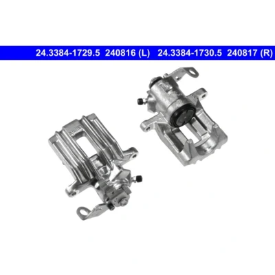 Abbildung von ATE 24.3384 1730.5 Bremssattel ohne Halter VOLKSWAGEN: Golf 4, Polo IV Hatchback, New Beetle Convertible, SKODA: Fabia 2, Roomster, 1 Combi