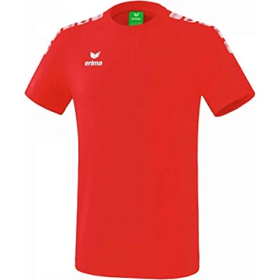 Abbildung von Erima Fussball Teamsport Essential 5C Sport Tshirt, Herren, Größe: XXL, Rot/weiss