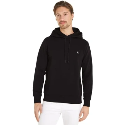 Abbildung von Calvin Klein Jeans Embro Badge Hoodie Sweatshirt, Herren, Größe: XS, Black