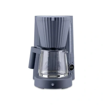 Abbildung von Alessi Plissé MDL14 G Design Filterkaffeemaschine, Automatische Startfunktion, aus Thermoplastischem Harz, Europäischer Stecker 1100 W, 150 cl, Grau