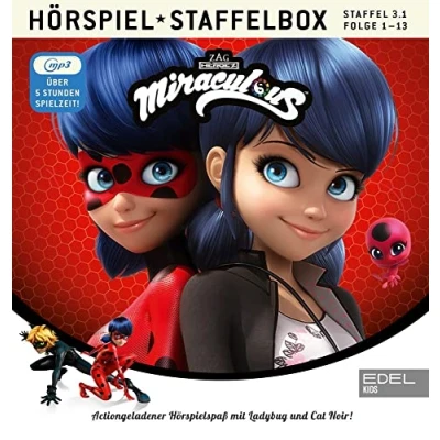 Abbildung von Miraculous Geschichten von Ladybug &amp; Cat Noir Staffelbox 3.1 Das Original Hörspiel zur TV Serie (Folgen 1 13)