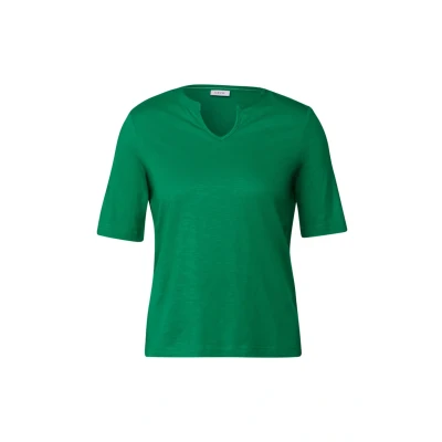Abbildung von CECIL Damen B322917 T Shirt im Tunika Look, Garden Green, M