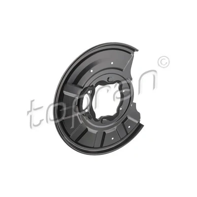 Abbildung von TOPRAN 409 509 Ankerblech Hinterachse links MERCEDES BENZ: E Class Saloon, T modell