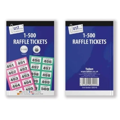 Abbildung von 1 500 Garderobe Draw Verlosung Tombola Nummerierte Tickets Fetes Schule Büro