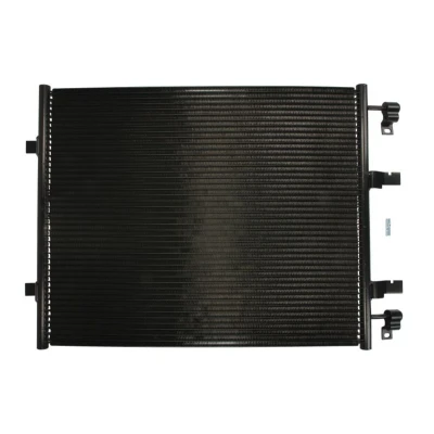 Abbildung von THERMOTEC KTT110398 Klimakondensator ohne Trockner 580 461 16 OPEL: Vivaro A Van, Combi, RENAULT: TRAFIC 2 Bus, Kasten