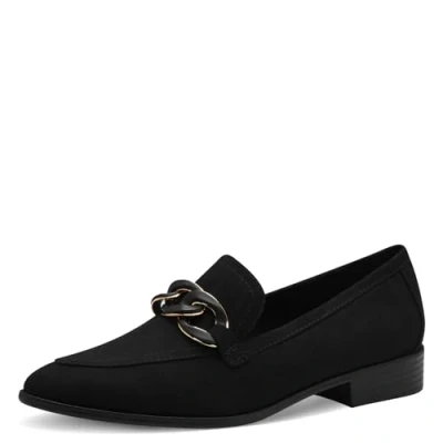 Abbildung von MARCO TOZZI Damen Slipper mit Blockabsatz Elegant, Schwarz (Schwarz), 37 EU