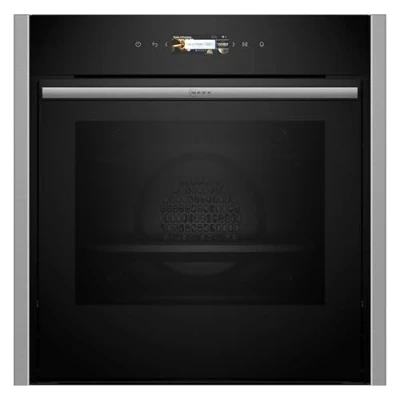 Abbildung von NEFF B54CR31N0 Einbau Backofen N70, Integrierbarer 60 x 60cm, Slide&amp;Hide, Full Touch TFT Display, Automatikprogramme, Soft Open &amp; Close, Edelstahl