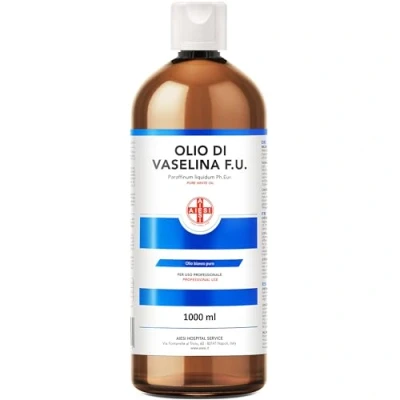 Abbildung von AIESI® Vaselineöl Süß Ph.Eur. 100% rein (1 Liter Flasche), Für pharmazeutische, lebensmittel, kosmetische, dermatologische und industrielle verwendung, Made in Italy