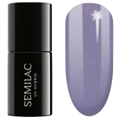 Abbildung von Semilac UV GEL Polish Nagellack, Größe: 7 ml, Shimmer stone saphirre
