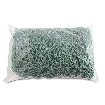Abbildung von OFFICE PRODUCTS Gummibander Durchmesser: 60mm Farbe: Grün/Gewicht: 1000g 1 kg/Haushaltsgummi Gummiringe Gummi/Kautschuk 60% / Gummis für Zuhause Büro Schule