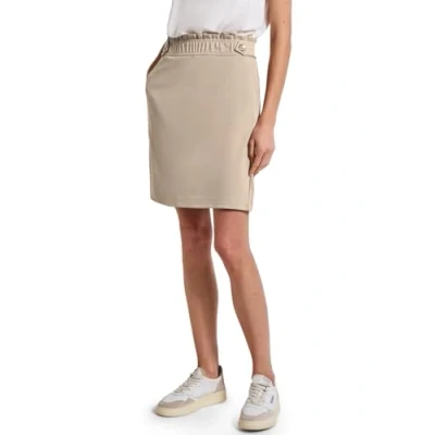 Abbildung von Street One Paperbag Alinienrock, Damen, Größe: 46, Beige
