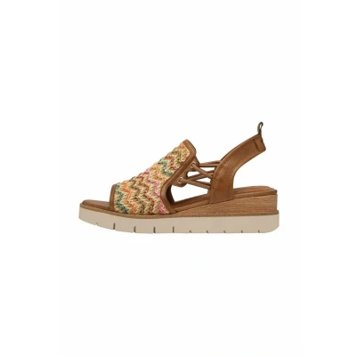 Abbildung von Tamaris Keilsandalette, Damen, Größe: 36, Multicolor Schuhe