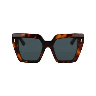 Abbildung von Calvin Klein Sonnenbrille, Damen, Größe: 52, Brown havana