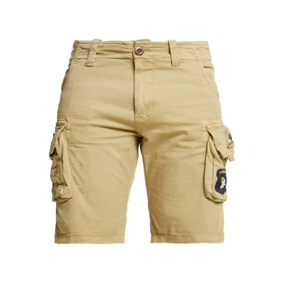 Abbildung von Alpha Industries CREW Patch Shorts, Herren, Größe: 33, Sand