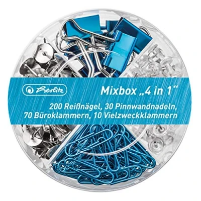 Abbildung von Herlitz 50027460 Mixbox Frozen Glam&quot;4 in 1&quot; Bürokleinteile Glam sortiert