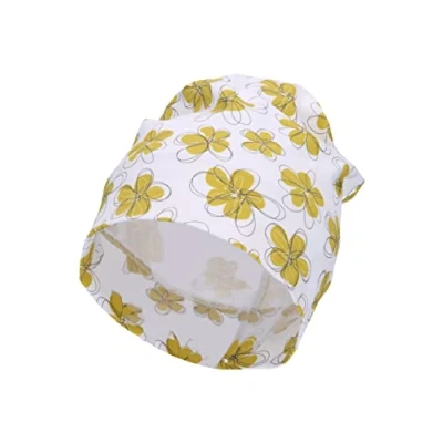 Abbildung von Sterntaler Baby Mädchen Beanie Slouch Blumen Baby, Kinderbeanie aus Jersey Baumwolle mit Print weiß, 53